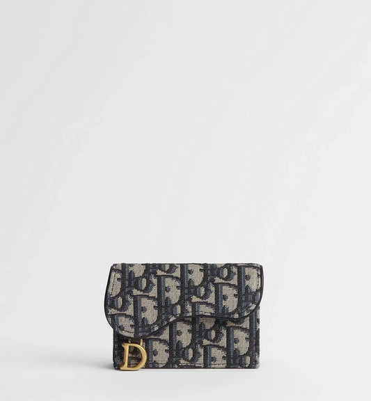 Dior Saddle Bloom Card Holder